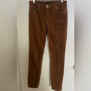 Silver Jeans Co Brown Cords Elyse Slim size 27